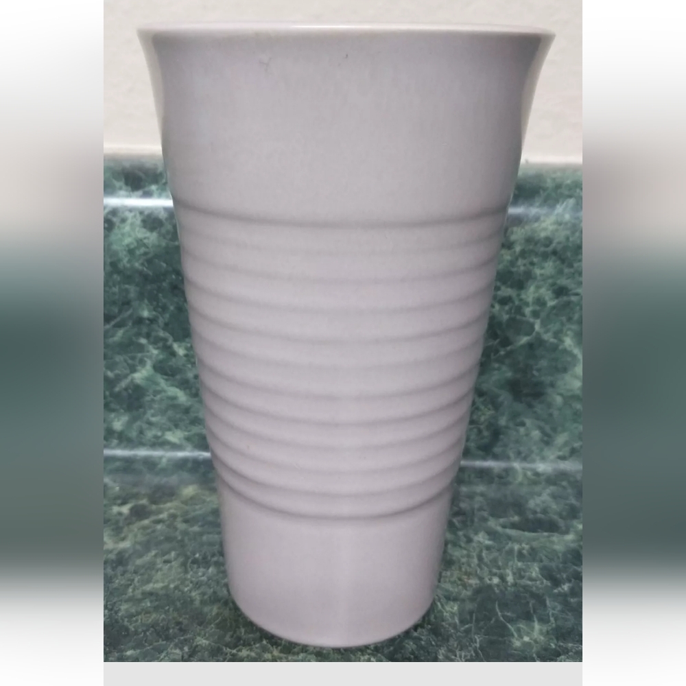 Vintage Franciscan California Pottery Gray 5.5" Tumbler Drinking Cup   **NICE**